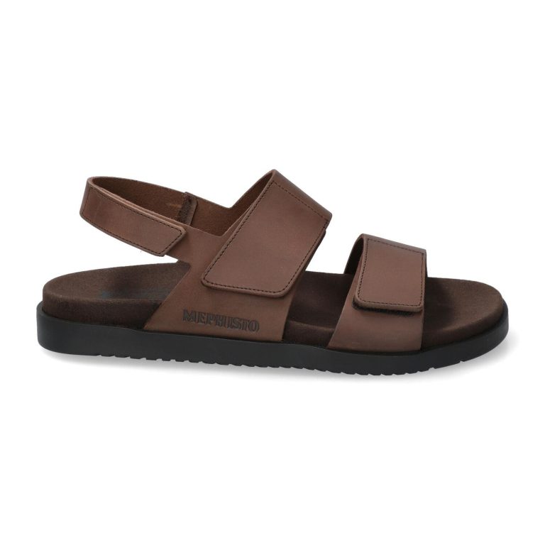 Mephisto GAUTIER Heren Sandaal - Donker bruin Leer